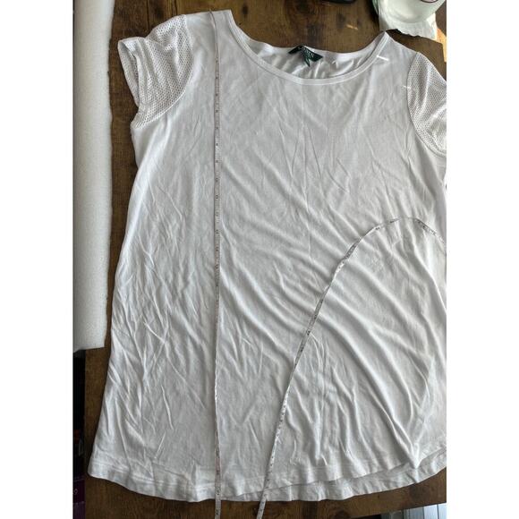 Lauren Ralph Lauren woman’s 1 X White Short Vent Sleeves Hiking/Outdoors - Picture 6 of 9